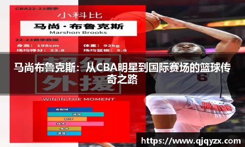 马尚布鲁克斯：从CBA明星到国际赛场的篮球传奇之路