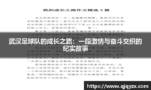 武汉足球队的成长之路：一段激情与奋斗交织的纪实故事